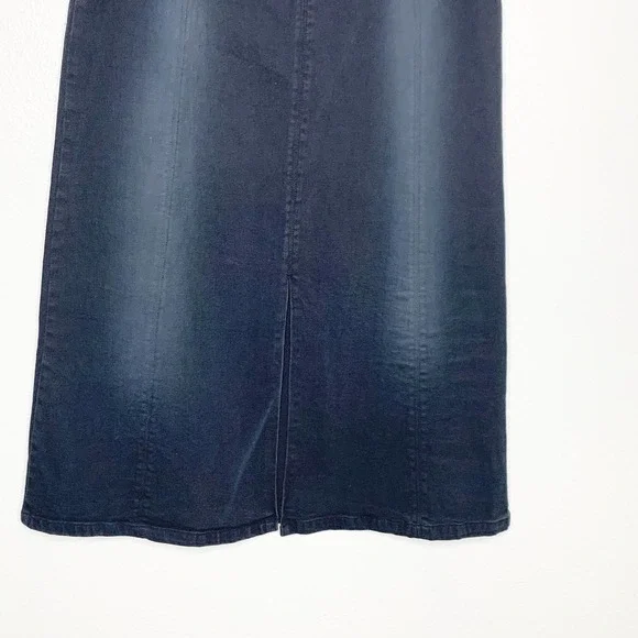 LEE JEANS Black Denim Maxi Skirt - Picture 6 of 9